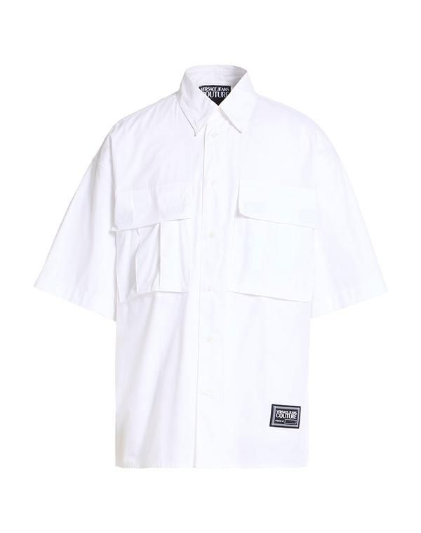 ヴェルサーチ メンズ トップス シャツ VERSACE JEANS COUTURE White ホワイト