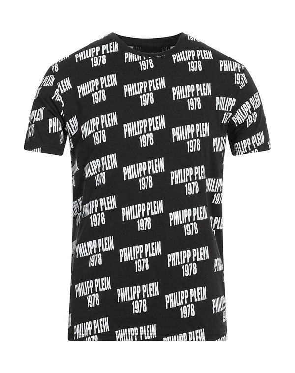 フィリッププレイン メンズ トップス Tシャツ PHILIPPLEIN Black ブラック