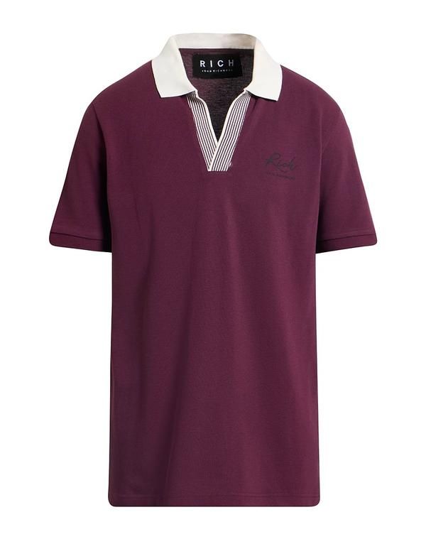 ジョン リッチモンド メンズ トップス ポロシャツ JOHN RICHMOND Plum プラム