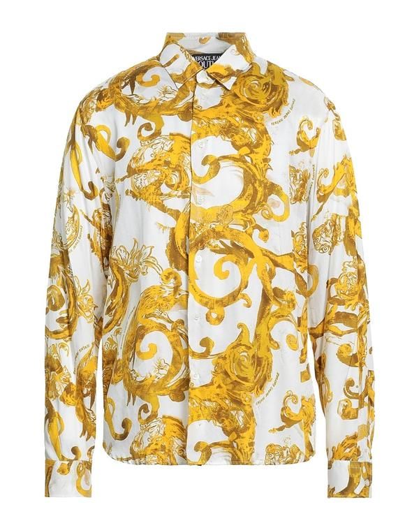 ヴェルサーチ メンズ トップス シャツ VERSACE JEANS COUTURE White ホワイト