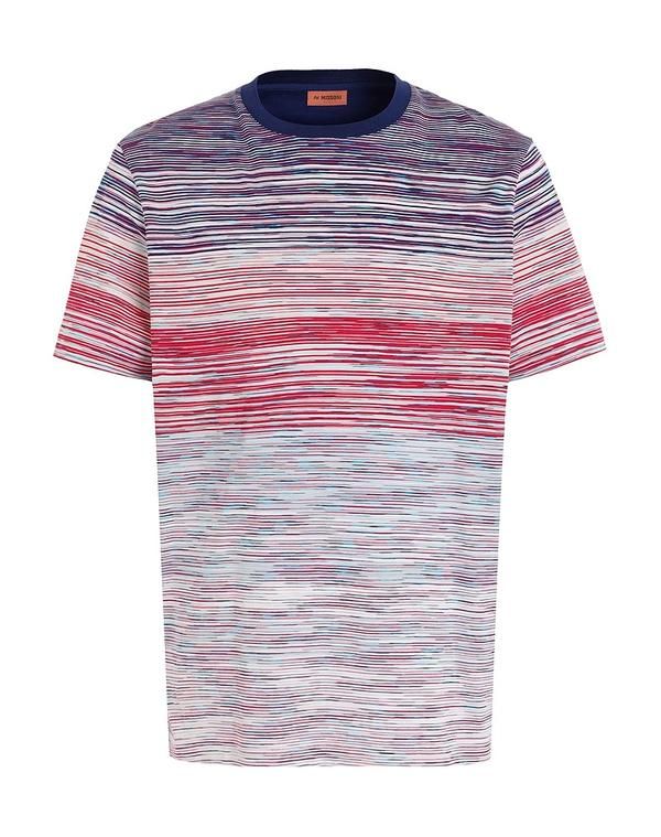 ミッソーニ メンズ トップス Tシャツ MISSONI Purple パープル