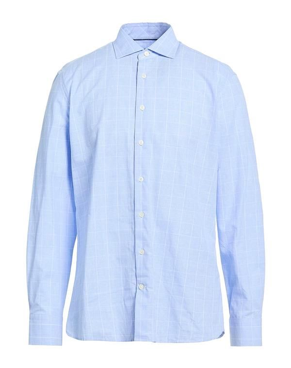 ハケット メンズ トップス シャツ HACKETT Azure Blue ブルー
