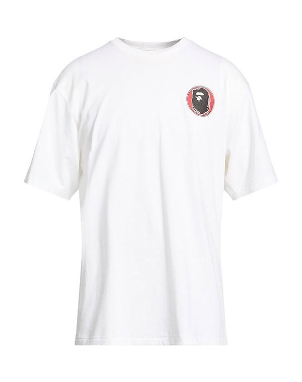 ア ベイシング エイプ メンズ トップス Tシャツ A BATHING APE White ホワイト