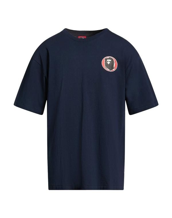 ア ベイシング エイプ メンズ トップス Tシャツ A BATHING APE Navy ネイビー