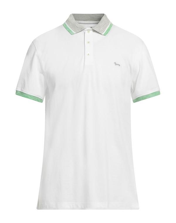 ハーモント ブレイン メンズ トップス ポロシャツ HARMONT BLAINE White ホワイト