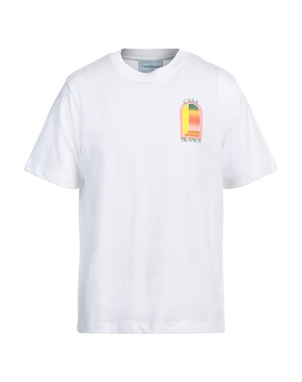 カサブランカ メンズ トップス Tシャツ CASABLANCA White ホワイト
