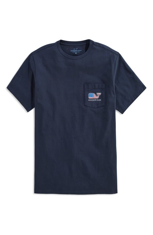 ヴァインヤードヴァインズ メンズ トップス Tシャツ コットン グラフィック vineyard vines Whale Flag Cotton Graphic TShirt Vineyard Navy ネイビー