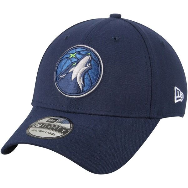ニューエラ メンズ アクセサリー 帽子 Mens New Era Navy Minnesota Timberwolves Team Classic 39THIRTY Flex Hat Navy ネイビー