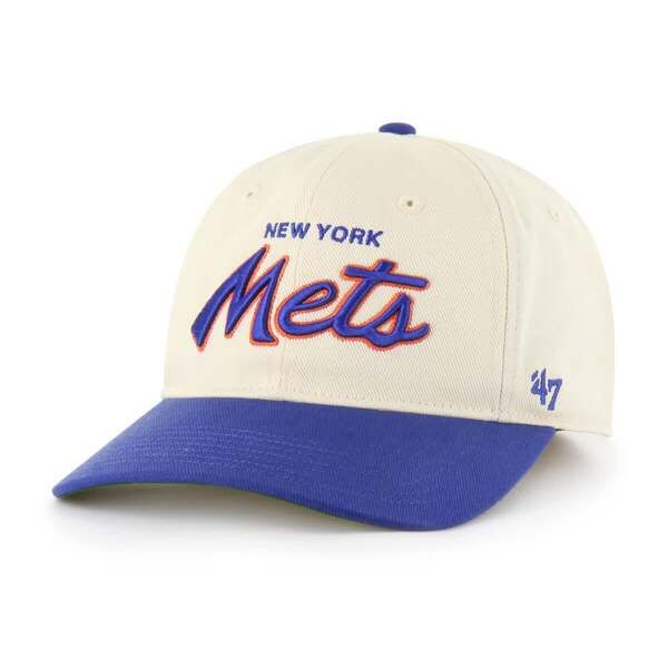 フォーティーセブン メンズ アクセサリー 帽子 Mens 47 Natural New York Mets Crosstown Franchise Fitted Hat Natural
