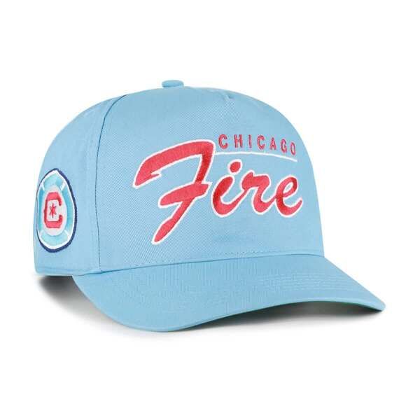 フォーティーセブン メンズ アクセサリー 帽子 Mens 47 Light Blue Chicago Fire Brushmark Hitch Adjustable Hat Light Blue ブルー