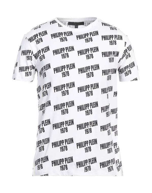 フィリッププレイン メンズ トップス Tシャツ PHILIPPLEIN White ホワイト