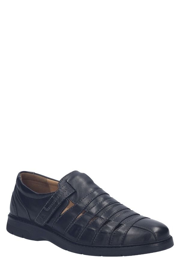 ジョセフセイベル メンズ シューズ サンダル Josef Seibel Stuart 12 Sandal Black ブラック