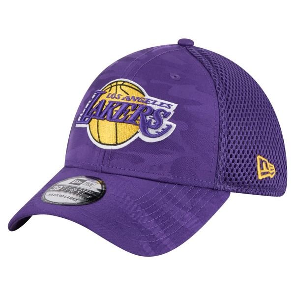 ニューエラ メンズ アクセサリー 帽子 MensNew Era Purple Los Angeles Lakersubtle Camo 39THIRTY Flex Hat Purple パープル