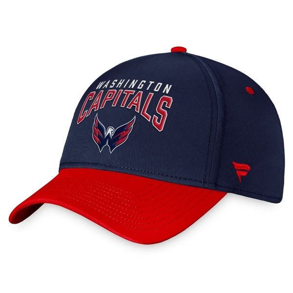 ファナティクス メンズ アクセサリー 帽子 キャップ Mens Fanatics Branded NavyRed Washington Capitals Fundamental 2Tone Flex Hat Navy ネイビー