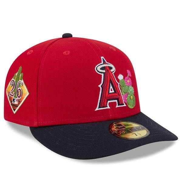 ニューエラ メンズ アクセサリー 帽子 Mens New Era RedNavy Los Angeles Angels 2026 Spring Training 59FIFTY Fitted Hat Red レッド