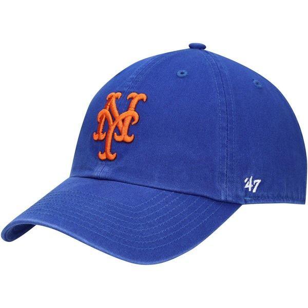フォーティーセブン メンズ アクセサリー 帽子 Mens 47 Royal New York Mets Heritage Clean Up Adjustable Hat Royal