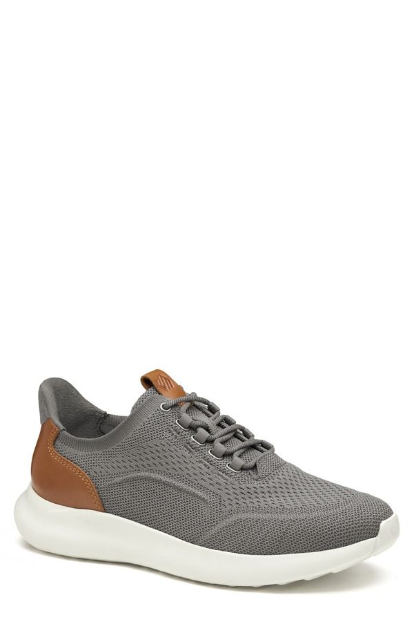 ジョンストンアンドマーフィー メンズ シューズ スニーカー ニット Johnston Murphy Amherst 20 Knit Sneaker Gray Knit グレー