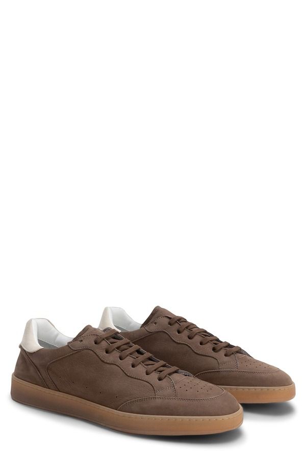 ロバートバラケット メンズ シューズ スニーカー レザー Robert Barakett Rodney Court Leather Sneaker Tobacco
