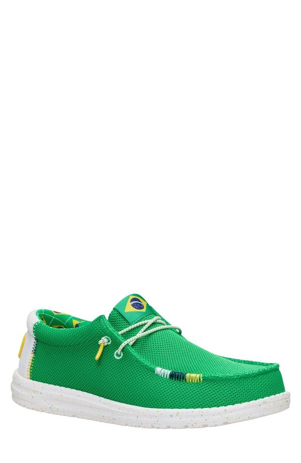 ヘイデュード メンズ シューズ スリッポン・ローファー レース Hey Dude Wally LaceUp Shoe Green グリーン 16,045円