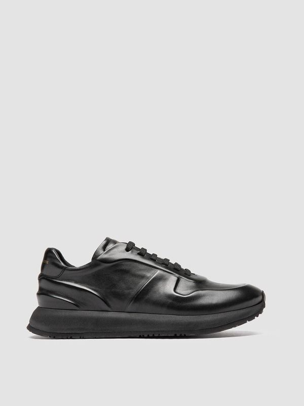 オフィチーネクリエイティブ メンズ シューズ スニーカー オックスフォード レザー Officine Creative Perspective 001 Leather Oxford Sneakers Black ブラック
