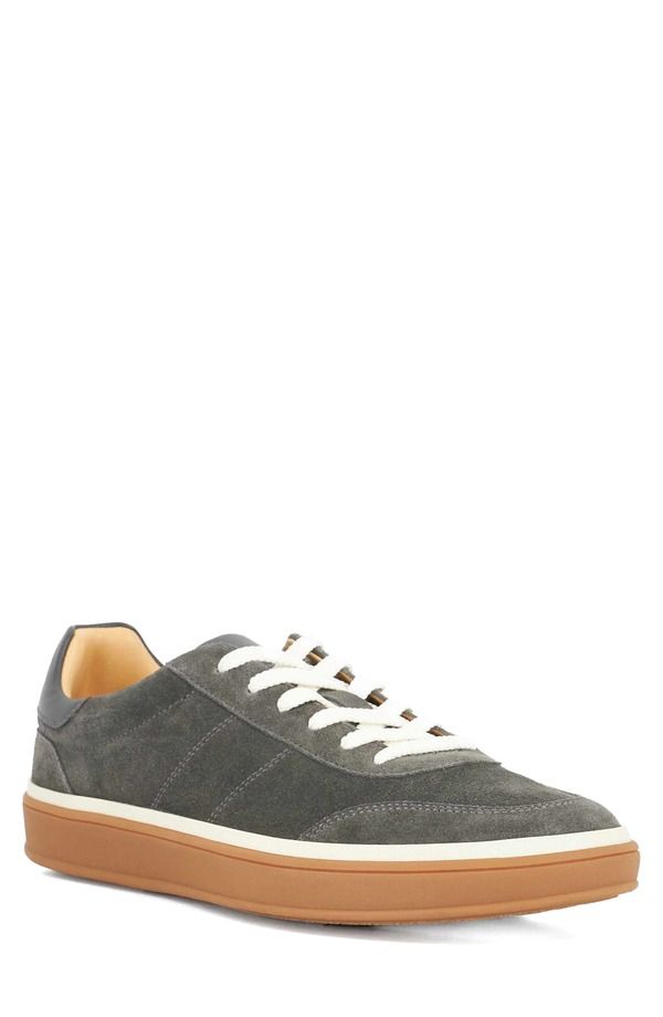 デューンロンドン メンズ シューズ スニーカー スエード Dune London Tony Suede Low Top Sneaker Grey グレー