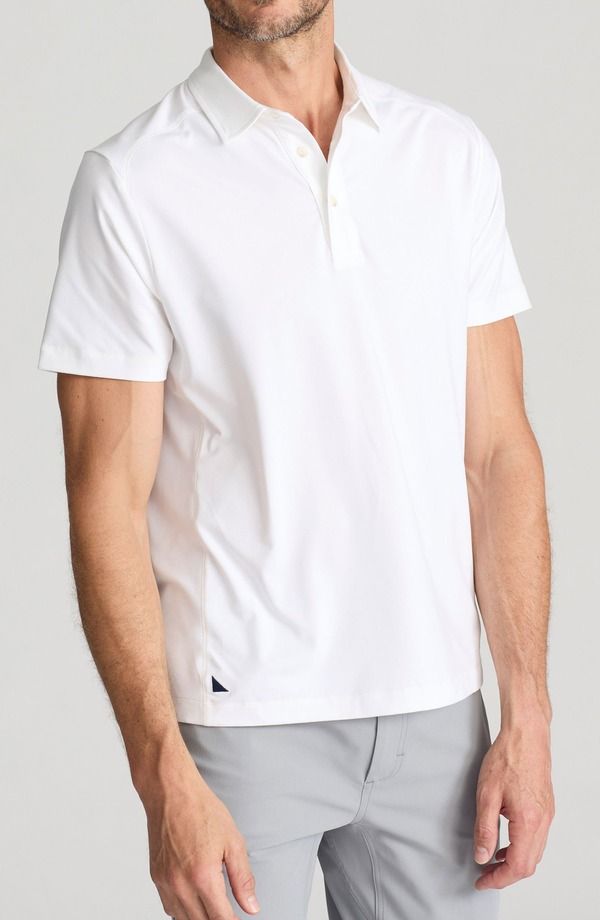 アンタックイット メンズ トップス ポロシャツ UNTUCKit Solid Performance Polo White ホワイト