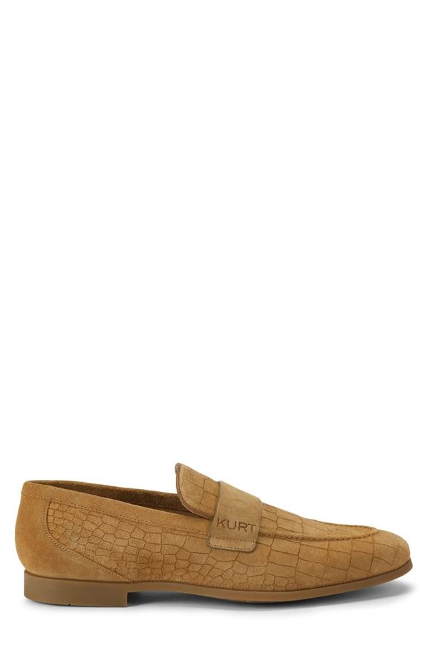カートジェイガーロンドン メンズ シューズ ローファー Kurt Geiger London Aldgate Flex Reptilembossed Loafer Light Pastel Brown ブラウン