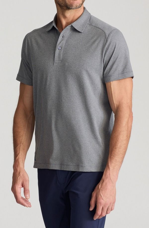 アンタックイット メンズ トップス ポロシャツ UNTUCKit Solid Performance Polo Grey グレー