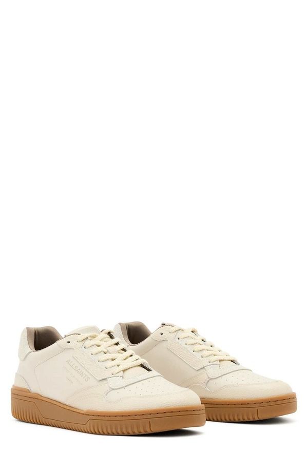 オールセインツ メンズ シューズ スニーカー AllSaints Regan Low Top Sneaker Chalk White Gum ホワイト