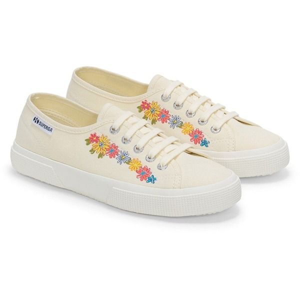 スペルガ レディース シューズ スニーカー プリント Superga 3750 Flower Print Legeerra Sneakers Beige Natural Multiflowers ベージュ