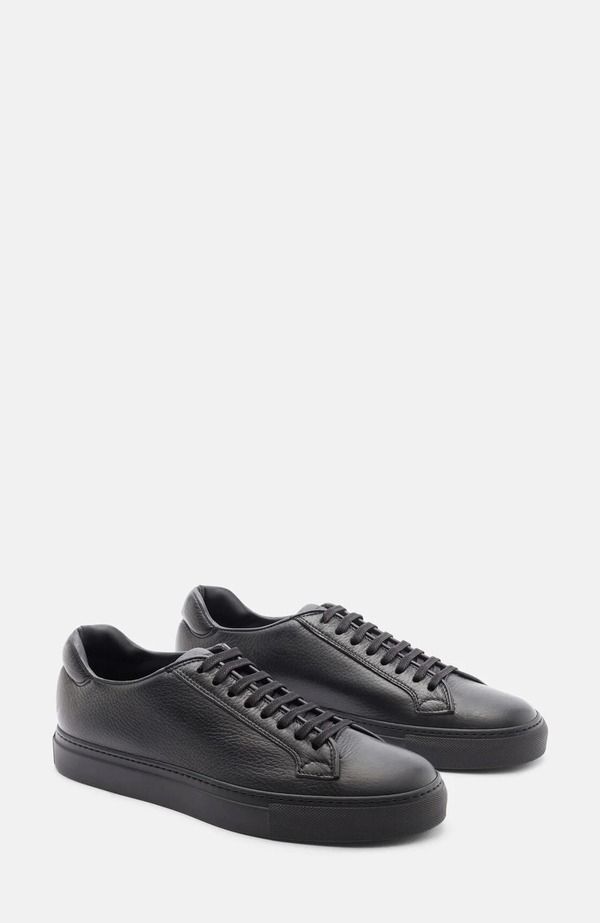 スカロッソ メンズ シューズ スニーカー SCAROSSO Ugo Sneakers Black Deer ブラック