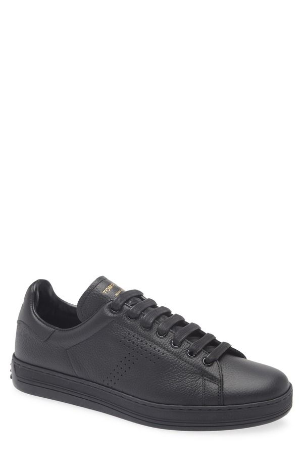 トム・フォード メンズ シューズ スニーカー TOM FORD Warwick Sneaker Black Black ブラック