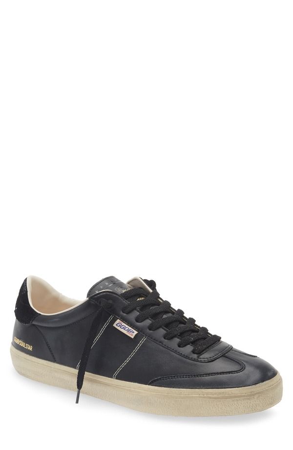 ゴールデングース メンズ シューズ スニーカー Golden Goose Soul Star Low Top Sneaker Black ブラック