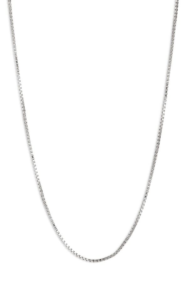 ナシェル レディース アクセサリー ネックレス・チョーカー・ペンダントトップ レース Nashelle Box Chainecklace Sterling Silver シルバー