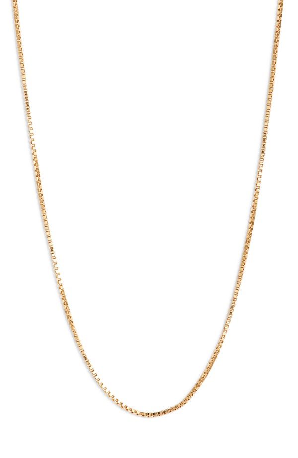 ナシェル レディース アクセサリー ネックレス・チョーカー・ペンダントトップ レース Nashelle Box Chainecklace Gold Fill ゴールド
