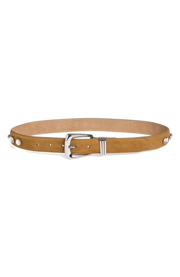 ヴェロニカ ベアード レディース アクセサリー ベルト スエード Veronica Beard Crystal Arch Suede Belt Acorn