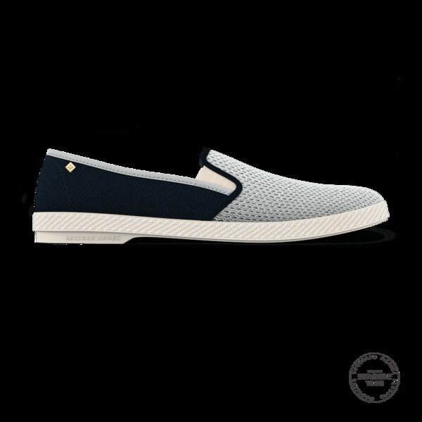 リビエラ レディース シューズ スリッポン・ローファー メッシュ Rivieras Classicanvas Mesh SlipOn Loafer Navy And Light Blue ネイビー