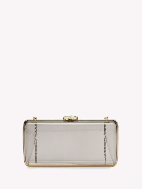 ジャンヴィト ロッシ レディース バッグ Gianvito Rossi Vetra Clutch Fum Black Plexi ブラック 250,110円