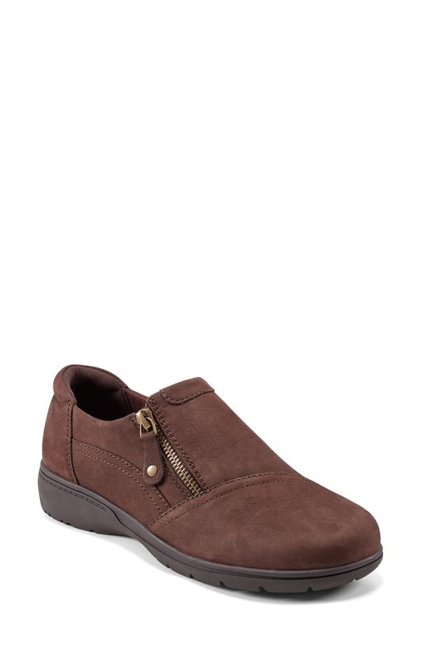 ロックポート レディース シューズ スニーカー Rockport Hallie Zip Sneaker Dark Brown ブラウン