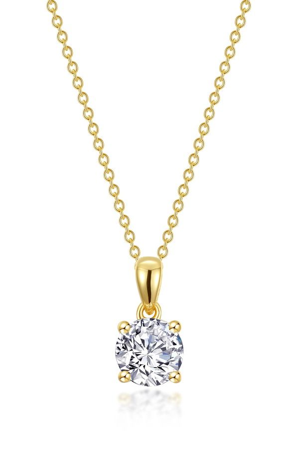 ラフォン レディース アクセサリー ネックレス・チョーカー・ペンダントトップ レース Lafonn Simulatediamond Solitaire Pendant Necklace White ホワイト