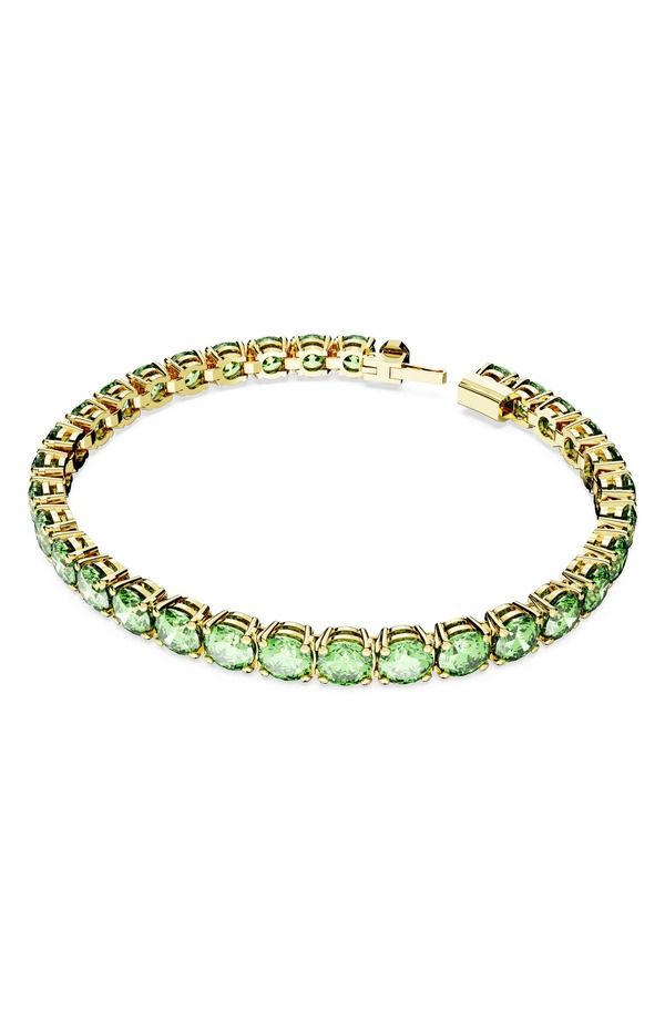 スワロフスキー レディース アクセサリー ブレスレット・バングル・アンクレット Swarovski Matrix Tennis Bracelet Green グリーン 52,680円