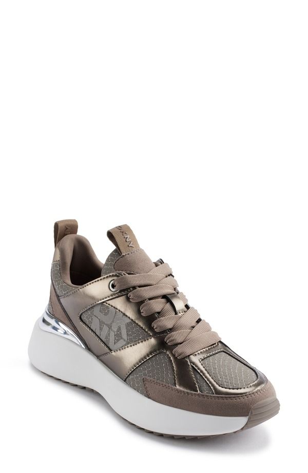 ダナ キャラン ニューヨーク レディース シューズ スニーカー プラットフォーム DKNY Zofi Platform Wedge Sneaker Ash アッシュ