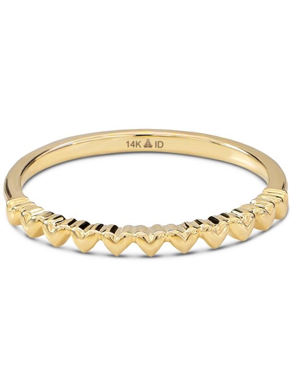 デヴァタ レディース アクセサリー 指輪 DEVATA Sweet Heart Ring in 14K Yellow Gold イエロー