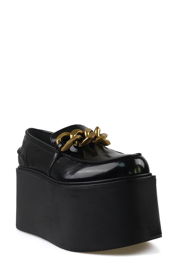 ジジ レディース シューズ スリッポン・ローファー プラットフォーム ZIGI Mantel Platform Loafer Black ブラック