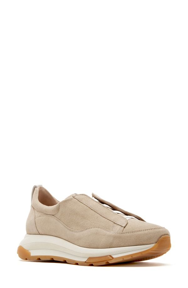ラカナディアン レディース シューズ スニーカー La Canadienne City Dry Waterproof SlipOn Sneaker Champagne Suede シャンパン