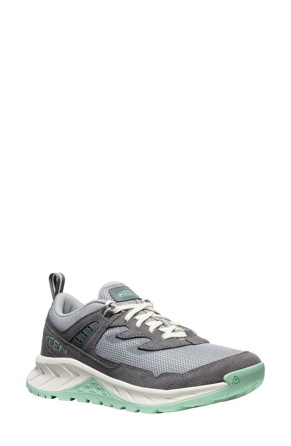 キーン レディース シューズ スニーカー KEEN Hightrail Vent Hiking Sneaker Steel Grey Lichen グレー