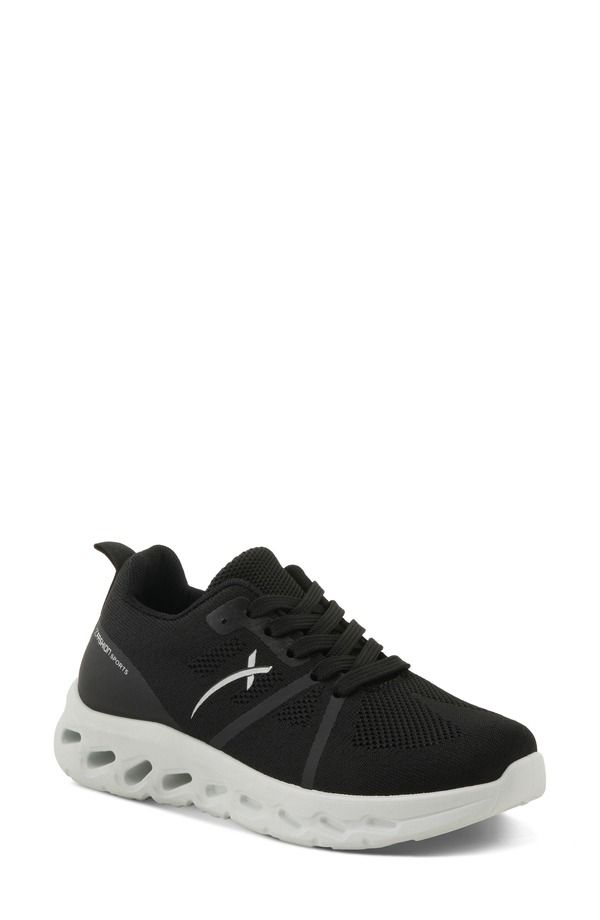 フレクサス レディース シューズ スニーカー Flexus by Spring Step Rushing Low Top Sneaker Black ブラック