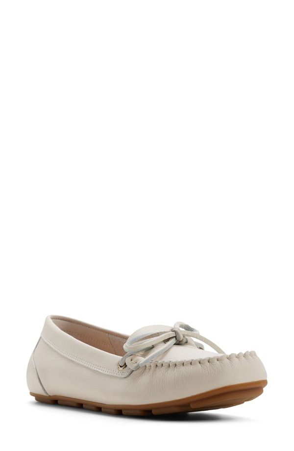 スペリー レディース シューズ スリッポン・ローファー Sperry Bow Driver Cream クリーム