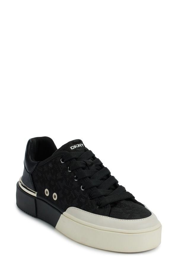 ダナ キャラン ニューヨーク レディース シューズ スニーカー プラットフォーム DKNY Bradley Platform Sneaker Black White ホワイト