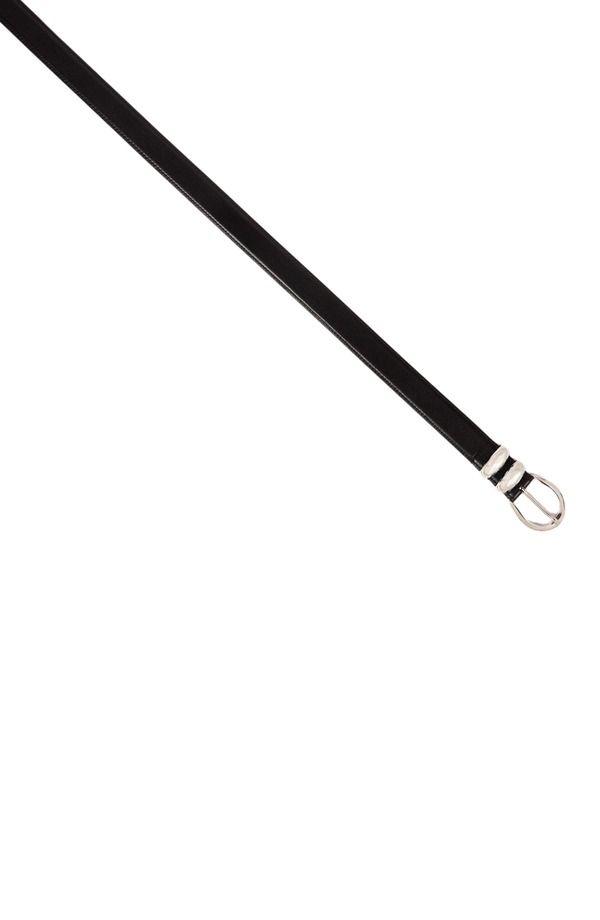 サンドロ レディース アクセサリー ベルト レザー SANDRO Smooth leather belt Black ブラック
